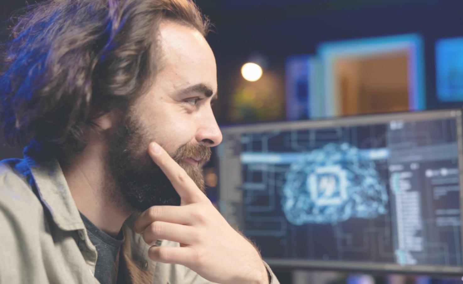 Анализ финансовых данных на экране компьютера